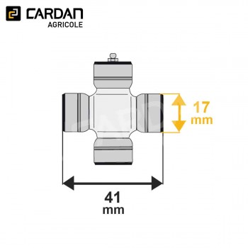 Le modèle de Croisillon de cardan CRO046149 - 17x41 - CRO046149