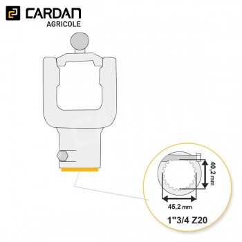 Le modèle de Machoire grand angle Bondioli SFT SH 5110N3851 - HMASFTSH10/BC-BONDIOLI