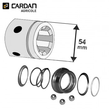 Le modèle de Verrouillage à billes Walterscheid 01.41.41 - VAB014141-WALTERSCHEID