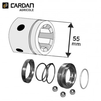 Le modèle de Verrouillage à billes Benzi 1-3/8 Z6 - Z21 - VAB200M-BENZI