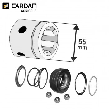 Le modèle de Verrouillage à billes Benzi 1-3/8 Z6 - Z21 - VAB200V-BENZI
