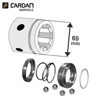 Le modèle de Verrouillage à billes Benzi 1-3/4 Z6 - Z20 - VAB400M-BENZI