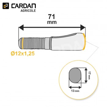 Le modèle de Boulon conique Benzi 1-3/8 Z6 - Z21 - SYBC38-BENZI