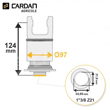 Le modèle de Roue libre série SFT Bondioli 60150B402R - RLRL1/S1-138-21VB/2400-BONDIOLI