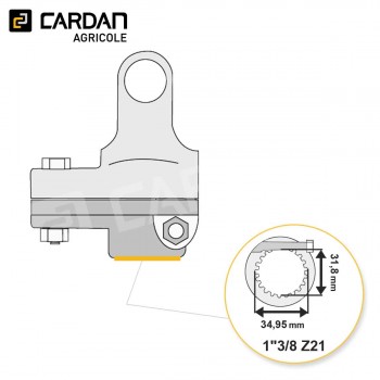 Le modèle de Limiteur à boulon de rupture Bondioli série SFT - 6060L3704R - LB/S8/138-21/3200-BONDIOLI