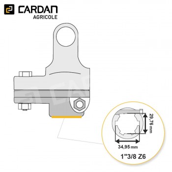 Le modèle de Limiteur à boulon de rupture Bondioli série SFT - 6060M0301R - LB/S9/138-6/4200-BONDIOLI