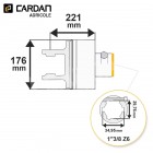 Limiteur auto débrayable et roue libre Bondioli 6WM481003R