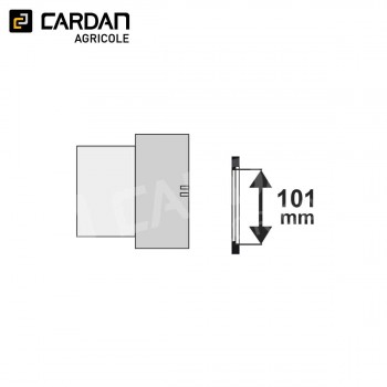 Le modèle de Bol de protecteur grand angle série SFT S2-S4 BONDIOLI 22x86 - BP/SFTS2-S4-BONDIOLI