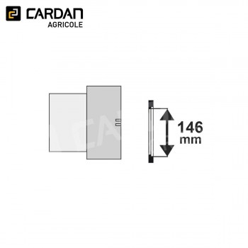 Le modèle de Bol de protecteur grand angle série SFT S8-H8 BONDIOLI 30,2x106 - BP/SFTS8-H8-BONDIOLI
