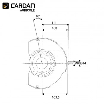 Le modèle de Platine pour bol de protection BPP205-Benzi - BPP205-BENZI