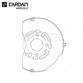 Le modèle de Platine pour bol de protection BPP230-Benzi - BPP230-BENZI