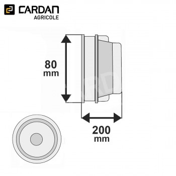 Le modèle de Bol de protection machine Walterscheid 84.00.10 - BP840010-WALTERSCHEID