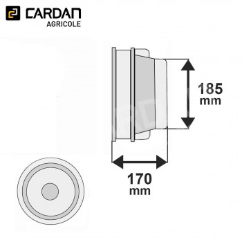 Le modèle de Bol de protection machine Walterscheid 85.26.08 - BP852608-WALTERSCHEID