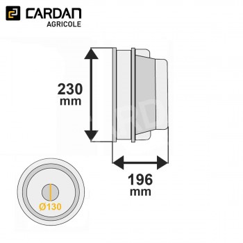 Le modèle de Bol de protection machine Walterscheid 86.34.08 - BP863408-WALTERSCHEID