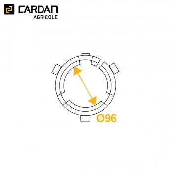 Le modèle de Bague intérieure de protecteur série SFT S9 BONDIOLI gorge diam. 96 mm - BI/PRSFT/S9-BONDIOLI