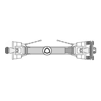 Le modèle de Transmission cardan agricole 47 Cv 1,50 mt Magdalena avec embrayage - TO615/LF06/2140-MAGDALENA